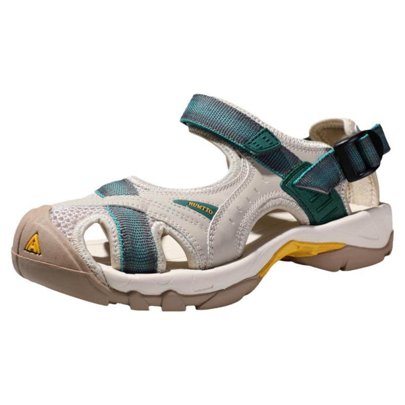 悍途夏季包头凉鞋女妈妈新款洞洞鞋软底不累脚户外溯溪沙滩鞋女鞋