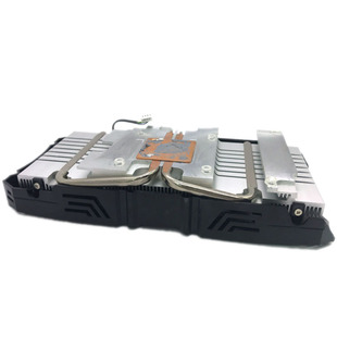 磐镭RX5500XT-8G D6显卡散热器孔距5.3cm双风扇显卡散热器总成