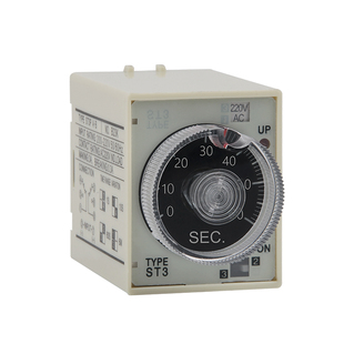 超级ST3P时间继电器ST3PA-B A B C D系列220V 380V 24V通电延时器