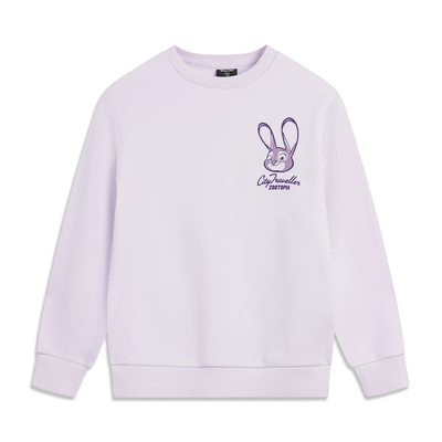 李宁疯狂动物城加绒保暖宽松卫衣