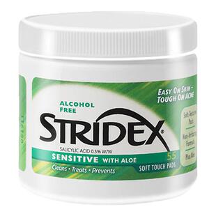 stridex水杨酸棉片湿敷棉痘痘闭口黑头专用酸粉刺清洁正品