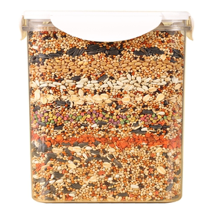 鹦鹉鸟粮饲料虎皮玄凤牡丹鸟食带壳黄谷子五色黍子小米混合专用粮