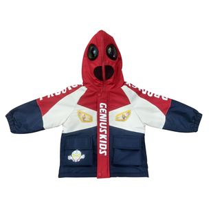 奥特曼衣服男童外套春秋款2026款洋气宝宝儿童加绒保暖男孩冲锋衣