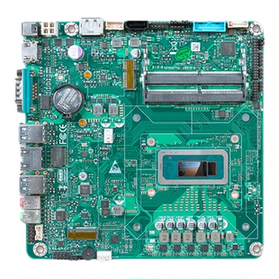 派勤i5-12450h主板ITX迷你主机17x17办公家用ddr5小台式工控电脑