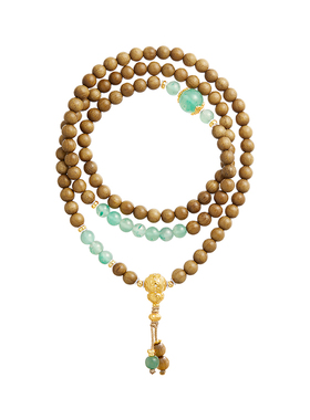 故宫淘宝金玉葫芦金丝楠木手串