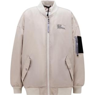 LINC金羽杰短款轻薄羽绒服女新款飞行员夹克羽绒外套Y23302319