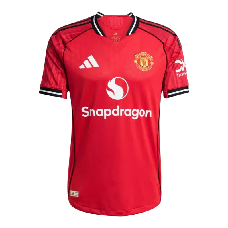 Adidas阿迪达斯男子秋新款曼联球员版主场足球运动短袖球衣JI7429