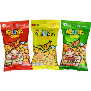 洽洽怪味蚕豆130g怪u味怪味花生麻辣蟹黄五香恰恰炒货