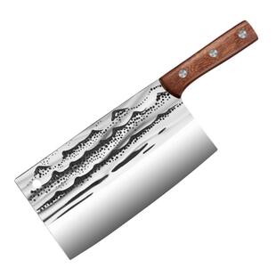 曾太手工锻打菜刀斩切刀厨师砍鸡鸭鹅专用刀烧腊店斩骨刀刀具厨房