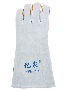 电焊手套牛皮隔热单只左手右手