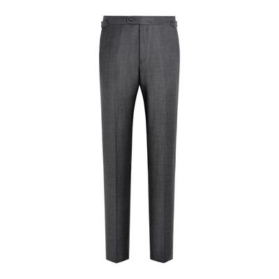 Suitsupply深灰色羊毛长裤