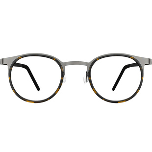 姜文同款超轻纯钛9g近视眼镜框男款可配度数圆框9704防蓝光眼镜架