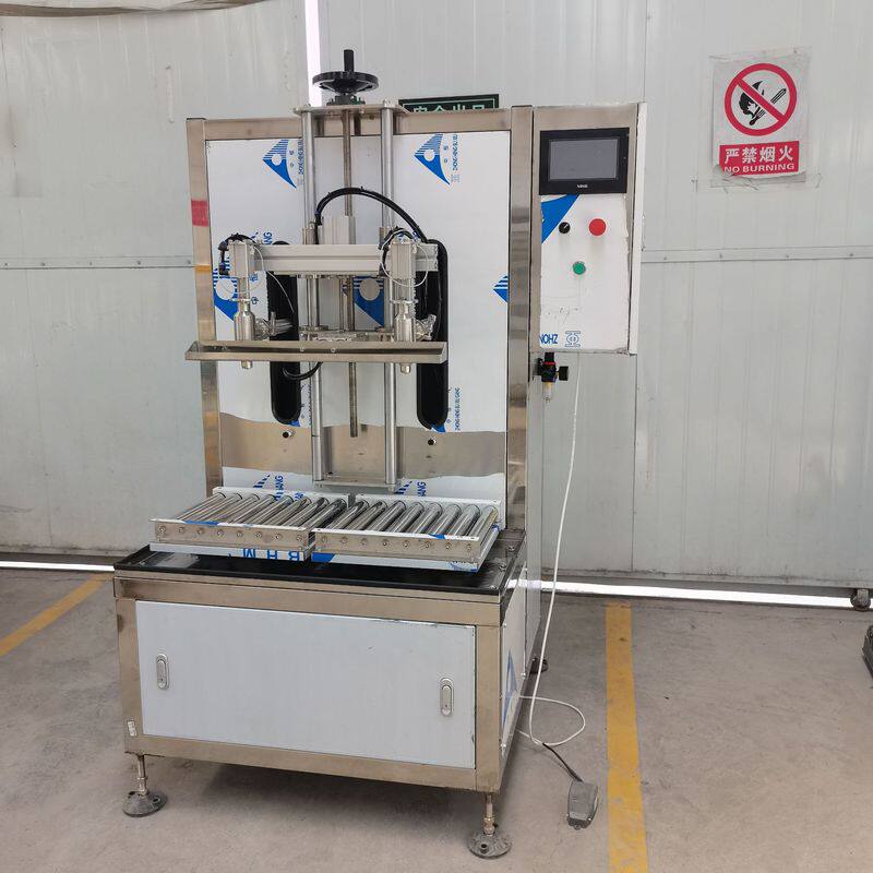 双头称重灌装机食用油润滑油灌装设备洗衣液叶面肥酒精液体灌装机