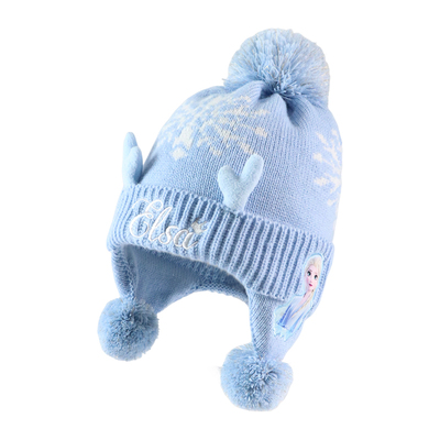 儿童帽子秋冬女童保暖护耳帽