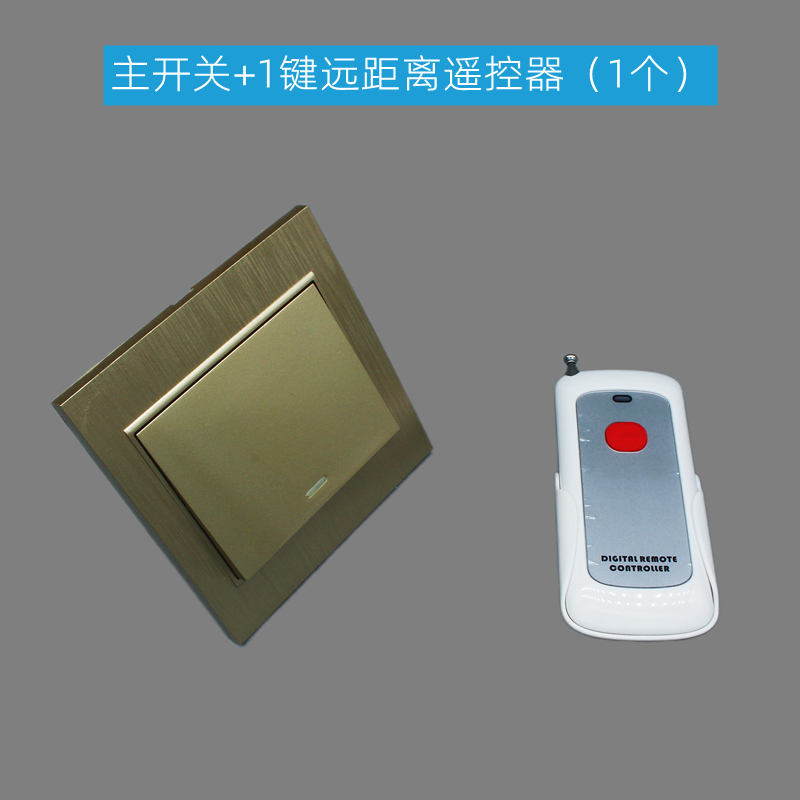 远距离智能家用双控86面板无线led灯具遥控开关卧室220v免布线