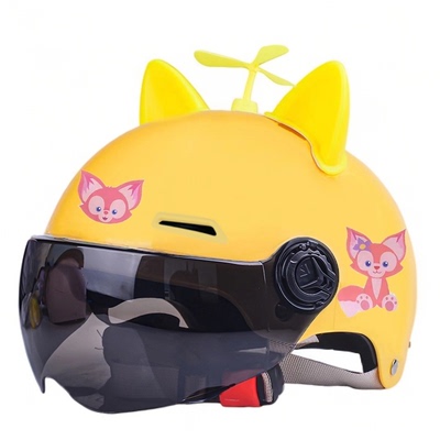 四季儿童3C头盔防晒透气可爱轻便