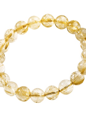 2026普陀山天然金发晶手串女