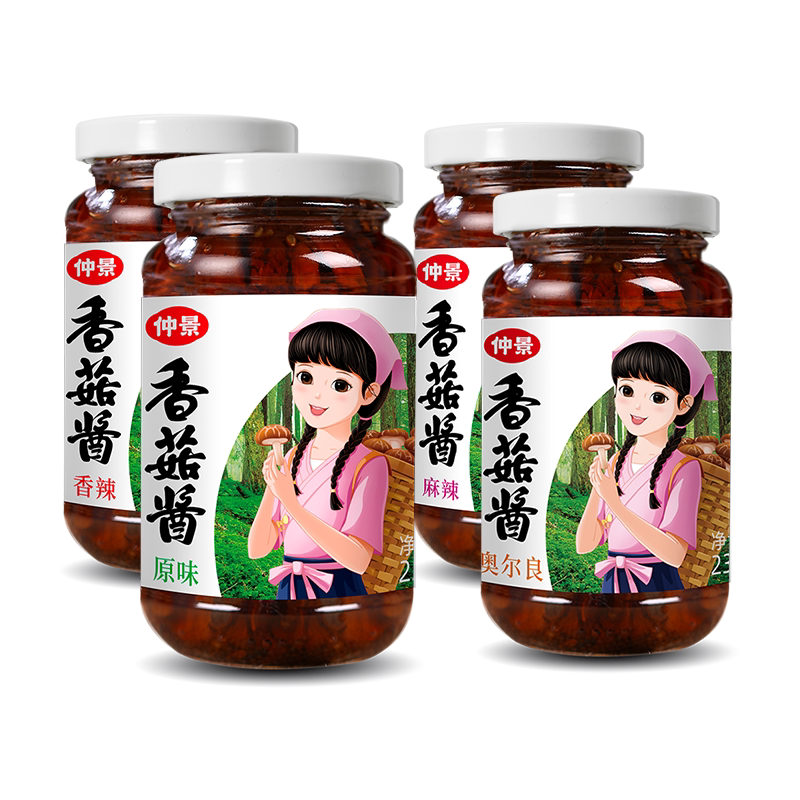 仲景香菇酱原味蘑菇酱香菇牛肉酱酱类调料