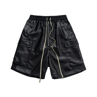 高级感哑光涂层五分短裤