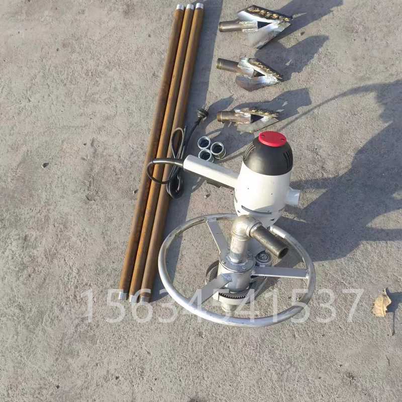 现货小型家用打井机 两相电多齿轮圆盘钻井机 单人操作水井钻机
