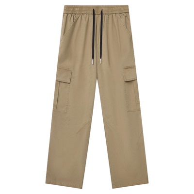 GWIT美式复古工装九分裤