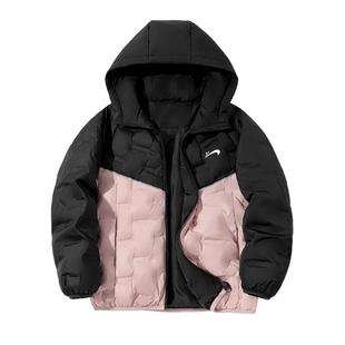 贵人鸟童装儿童御寒羽绒服女童外出保暖冬装女孩冬季轻薄连帽外套