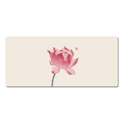 古风荷叶鼠标垫办公护腕电脑桌垫