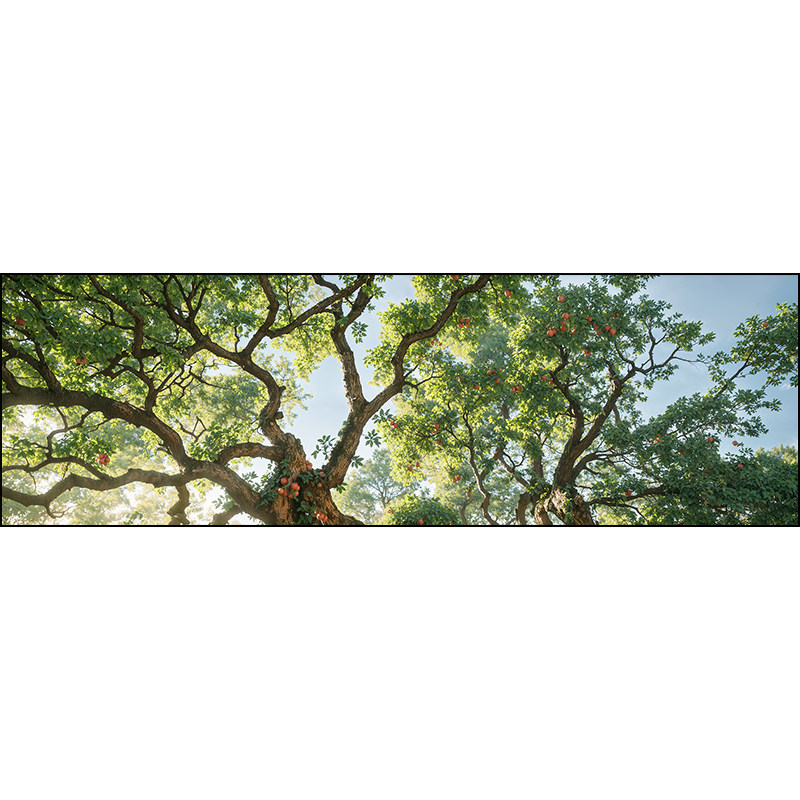 客厅长横幅装饰画大气风景画沙发背景墙挂画现代轻奢北欧墙画壁画