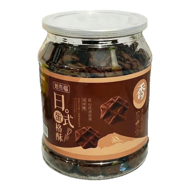 日式蛋格酥278g焙有福北海道小丸煎饼京味蛋酥罐装零食伴手礼