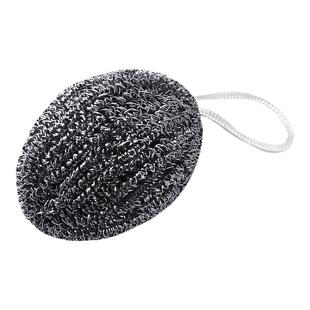 自带挂绳钢丝球家用不锈钢清洁球厨房刷锅洗碗不生锈不掉丝铁丝球