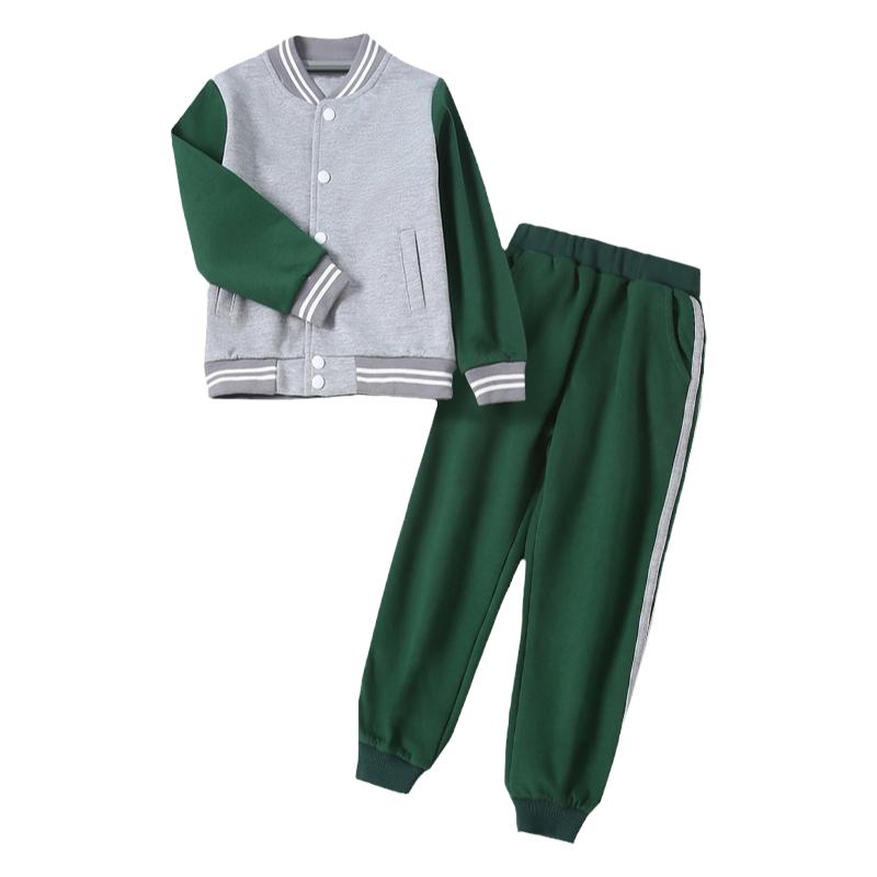 幼儿园园服套装男女童秋冬新款春夏学院风运动服表演班服学生校服