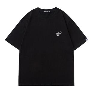 丛林老虎胸前小标logo印花短袖男女2026夏季潮牌美式街头重磅t恤