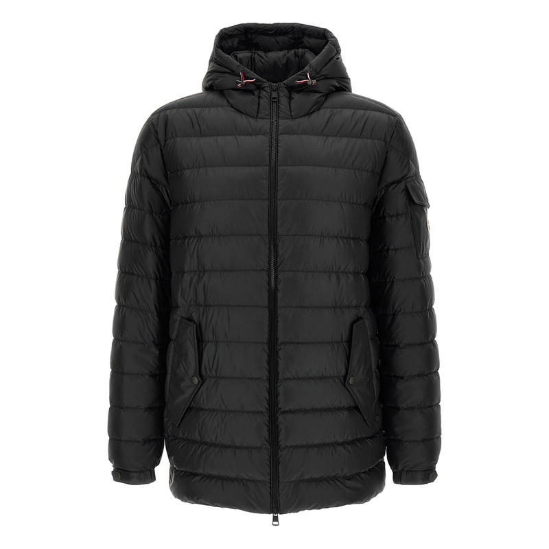 Moncler 盟可睐男士oahu 黑色连帽中薄款羽绒服26早春 意大利代购