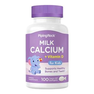 儿童乳钙宝宝成长补钙维生素d青少年发育d3非碳酸钙