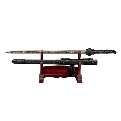 龙王剑高锰钢一体锻打正品龙泉剑中国风摆件龙泉镇宅冷兵器未开刃