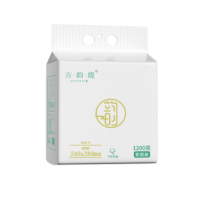 古韵缇悬挂抽取洗脸巾家庭装大容量洁面巾不掉毛加厚干湿两用