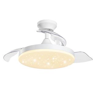 补贴15% 美的风扇灯电风扇吊灯卧室客厅餐厅隐形吸顶吊扇灯熟睡风