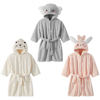 爱贝迪拉儿童浴衣抗菌瞬吸防静电