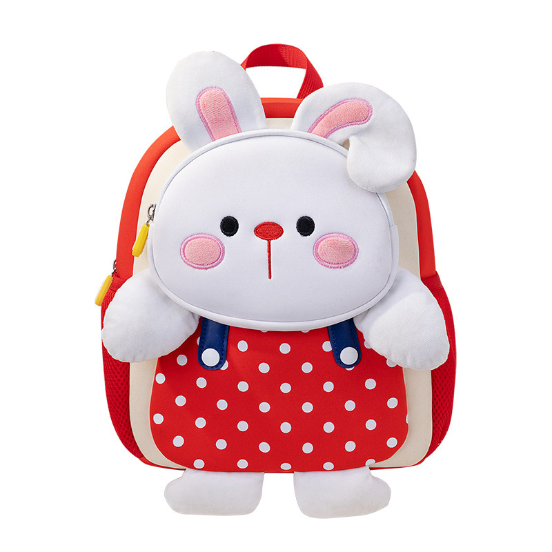 幼儿园女童3岁小白兔书包