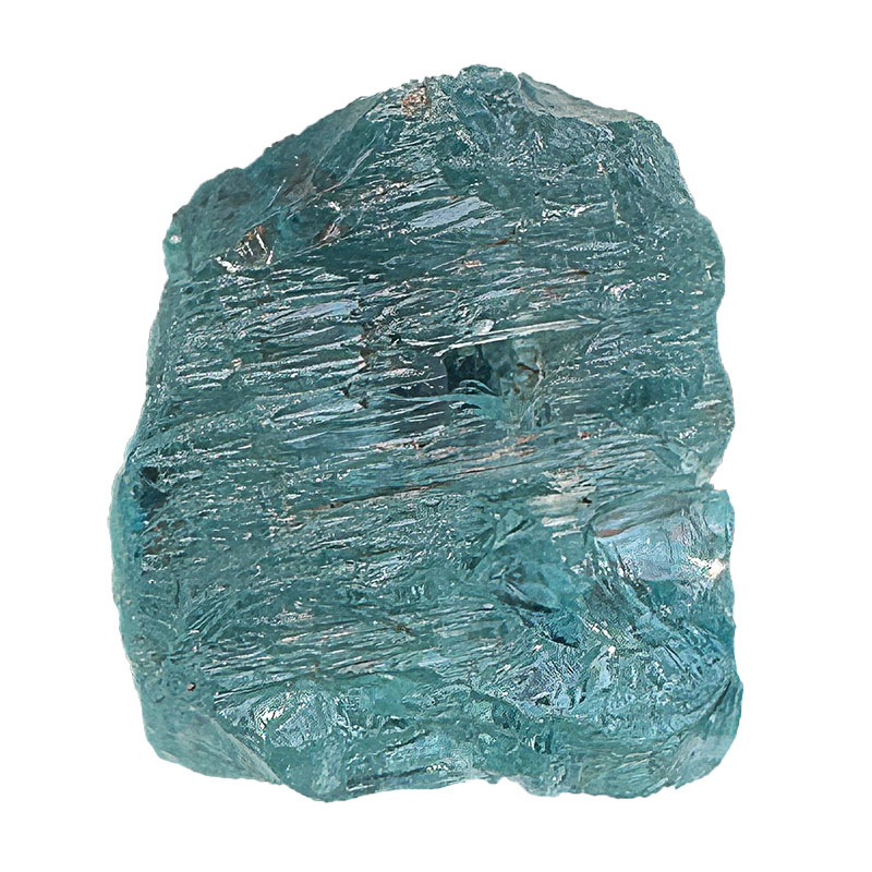 溶蚀海蓝宝原石矿标本Aquamarine