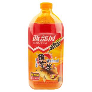 西部风老坛维它米鱼饵酒米打窝米红虫维他米野钓鲫鱼鲤鱼秋冬窝料