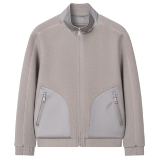 男士立领羊毛呢大衣短款加厚保暖商务休闲夹克外套秋冬季潮流新款