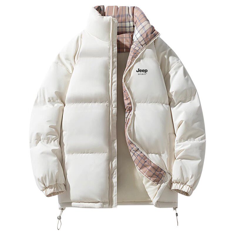 JEEP吉普羽绒棉服男冬季2024新款面包服棉袄子加厚保暖棉衣外套女