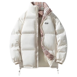 JEEP吉普羽绒棉服男冬季2024新款面包服棉袄子加厚保暖棉衣外套女