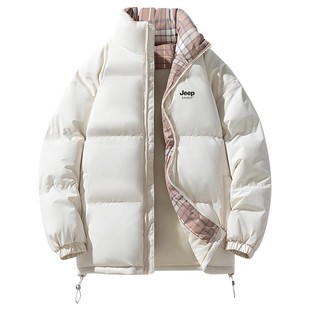 JEEP吉普羽绒棉服男冬季2025新款面包服棉袄子加厚保暖棉衣外套女