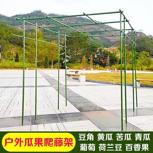 包塑钢管爬藤架葡萄架 丝瓜 豆角 黄瓜火龙果百香果架户外阳台