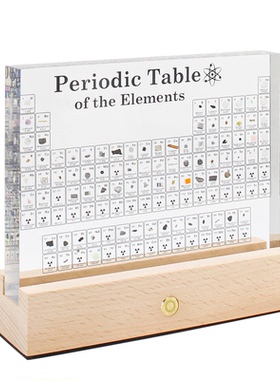 彩色化学元素周期表桌面学习摆件