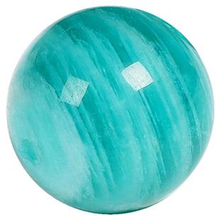 天然老矿天河石圆珠散珠新中式百搭蓝绿素珠手链通勤珠宝DIY礼物