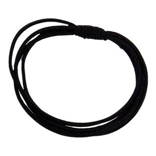 黑色高弹力耐用发绳高马尾扎头发头绳2023新款橡皮筋简约气质发圈