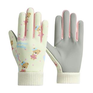 儿童保暖手套男孩女童小学生卡通秋冬季户外骑车玩雪打雪仗防泼水